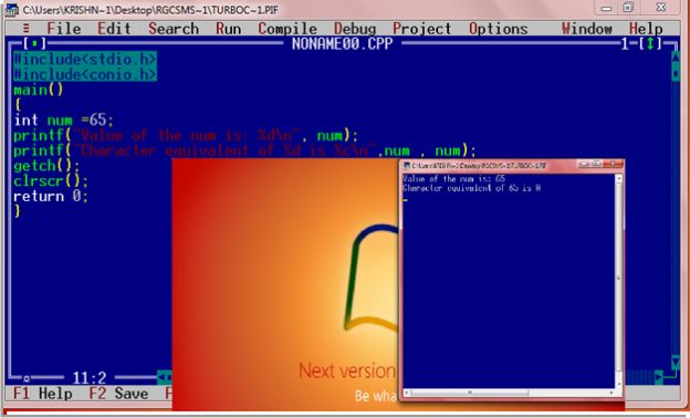 character conversion in c programming
